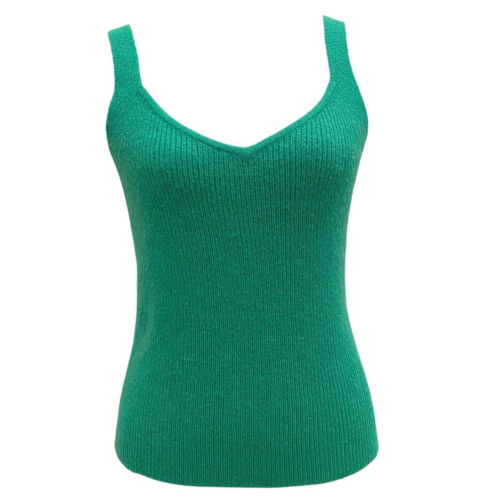 Lilly Pulitzer Bristow Sweater V-Neck Tank in Green Size Small Closet Essential